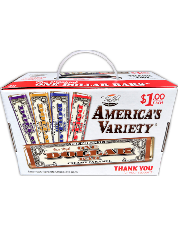 America's Variety Candy Bars Inner Carrier