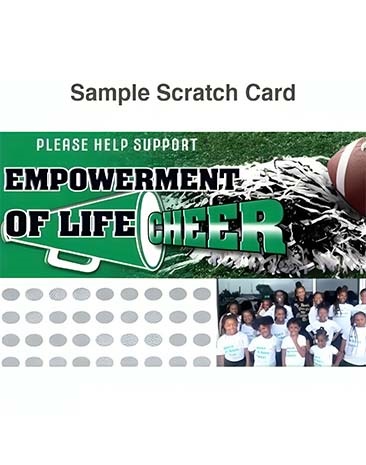 Sample Cheer Scratch Card