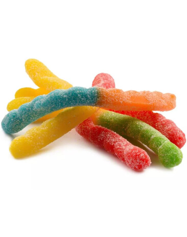 Sour Neon Gummi Worms
