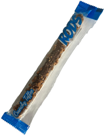Wrapped Crunchy Toffee Pretzel Rod