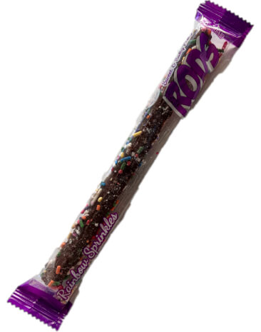 Wrapped Rainbow Sprinkles Pretzel Rod