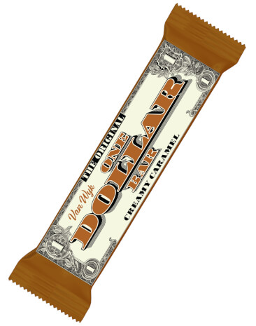 Wrapped Caramel Bar