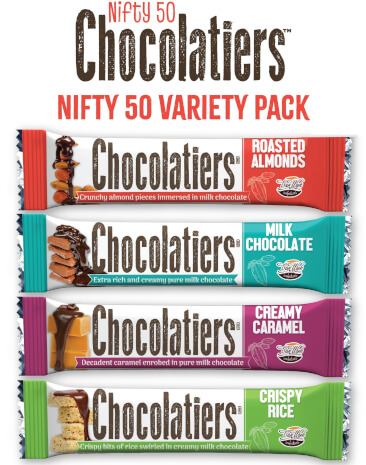 $2 Nifty 50 Chocolatiers Bars