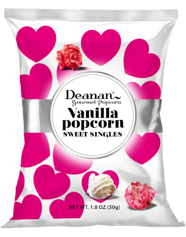 Hearts Vanilla Popcorn Bag