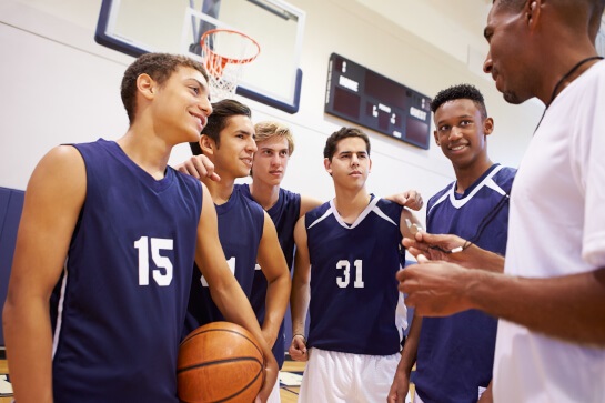 High school basketball team