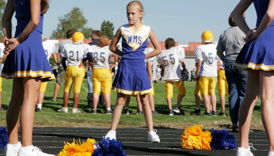Middle School Cheerleaders