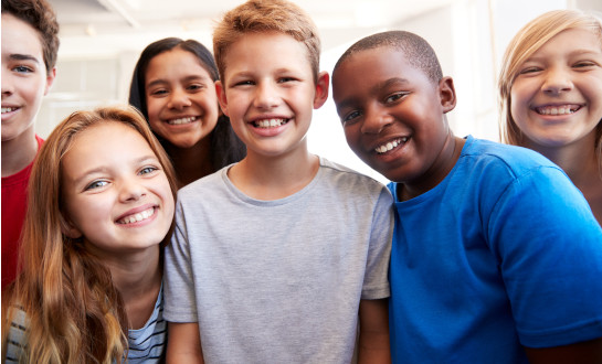 Group of Middle School Students