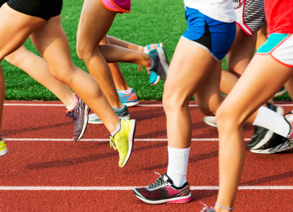 Runners on track