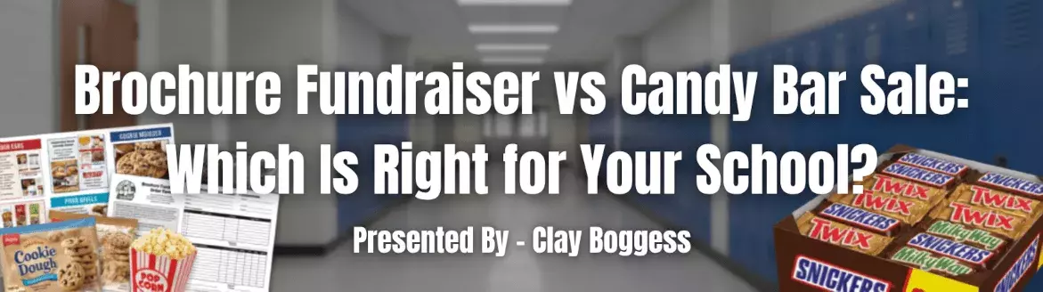 brochure fundraiser vs candy bar