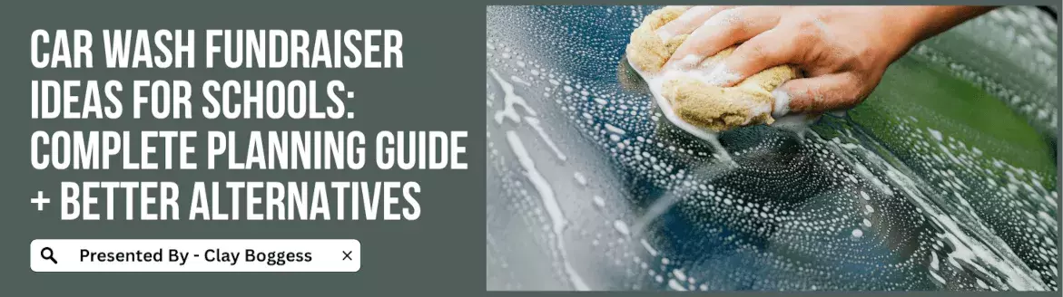 Car Wash Fundraiser Ideas for Schools