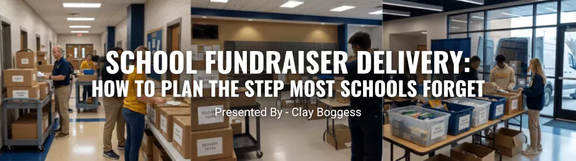 school fundraiser delivery