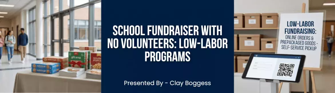 school fundraiser with no volunteers