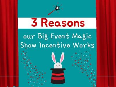 3 Reasons our Big Event Magic Show Incentive Works