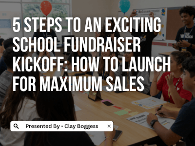school fundraiser kickoff
