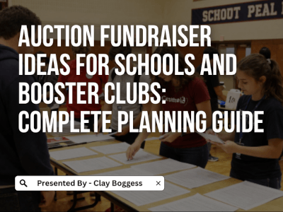 Auction Fundraiser Ideas