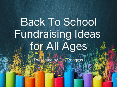 School Fundraising Ideas