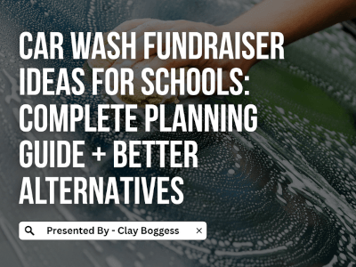 Car Wash Fundraiser Ideas for Schools
