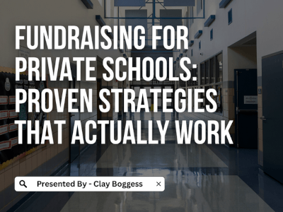 Fundraising for Private Schools