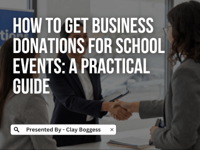 business donations for school events