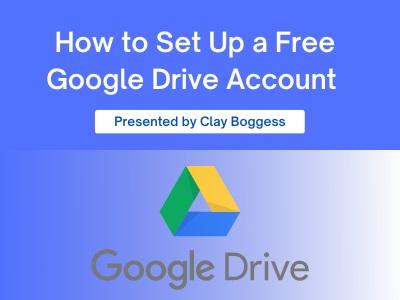 How to Set Up a Free Google Drive Account