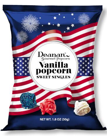 $2 Patriotic Vanilla Popcorn Bag