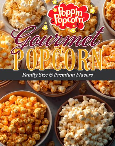 Poppin Popcorn Fundraising Brochure