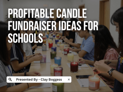 profitable candle fundraiser ideas