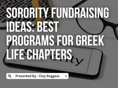 Sorority Fundraising Ideas