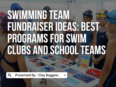 Swimming Team Fundraiser Ideas