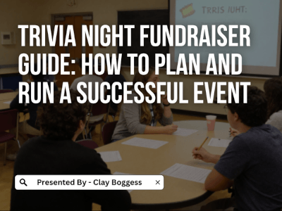 trivia night fundraiser