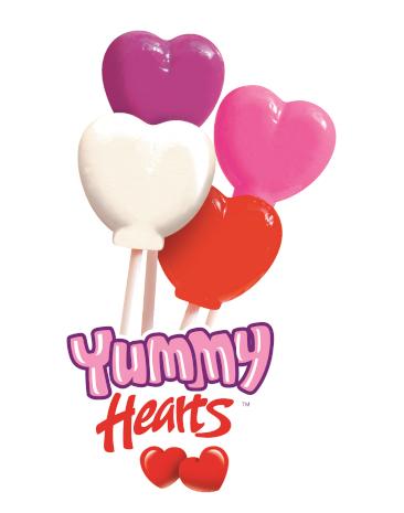 Yummy Heart Lollipops