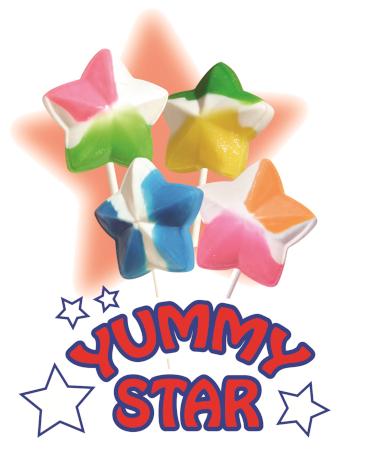 Yummy Star Lollipops